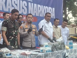 Polres Bogor Bongkar 74 Kasus Narkoba, Sita 3 Kg Sabu hingga 1.193 Pil Ekstasi