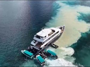 Nasib Terumbu Karang Maratua yang Rusak gegara Kapal Kandas Kena Arus Deras
