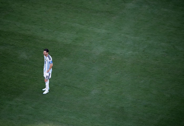 Soccer Football - FIFA World Cup 2026 - Final - Spain v Argentina - New York/New Jersey Stadium, East Rutherford, New Jersey, U.S. - July 19, 2026 Argentinas Lionel Messi REUTERS/Brian Snyder