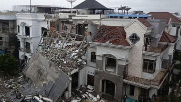 7 Rumah Rusak Buntut Ledakan di Perumahan Grand Polonia Medan