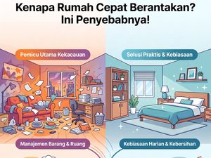 Infografis: 6 Alasan Rumah Cepat Berantakan Meski Baru Dirapikan
