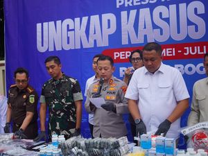 Polres Bogor Bongkar 74 Kasus Narkoba, Sita 3 Kg Sabu hingga 1.193 Pil Ekstasi