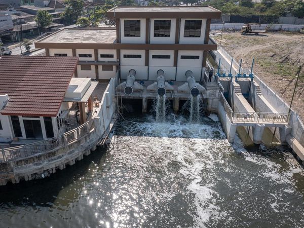 Rumah Pompa Gebangsari Jadi Andalan Baru Hadapi Banjir dan Rob di Semarang