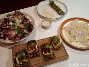 Mewah! Resto Prancis di Jakarta Ini Sajikan Steak hingga Dessert Cantik