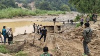 Polisi Razia Tambang Emas Ilegal di Geopark Merangin