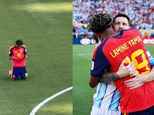 Yamal Berdoa dan Peluk Messi Usai Kalahkan Argentina Getarkan Dunia