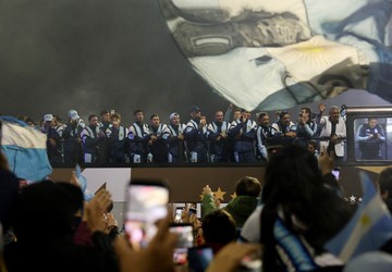 Argentina Pulang Tanpa Trofi, Sambutan Tetap Bak Juara