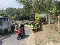 Ikhtiar Warga Rancabentang Lindungi Pemotor dari Kecelakaan