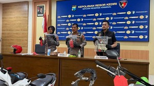 3 Maling Motor di Kediri Diringkus, 6 Motor Ikut Diamankan