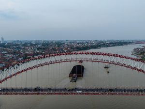 Debit Air Sungai di Sumsel Menyusut Akibat Kemarau