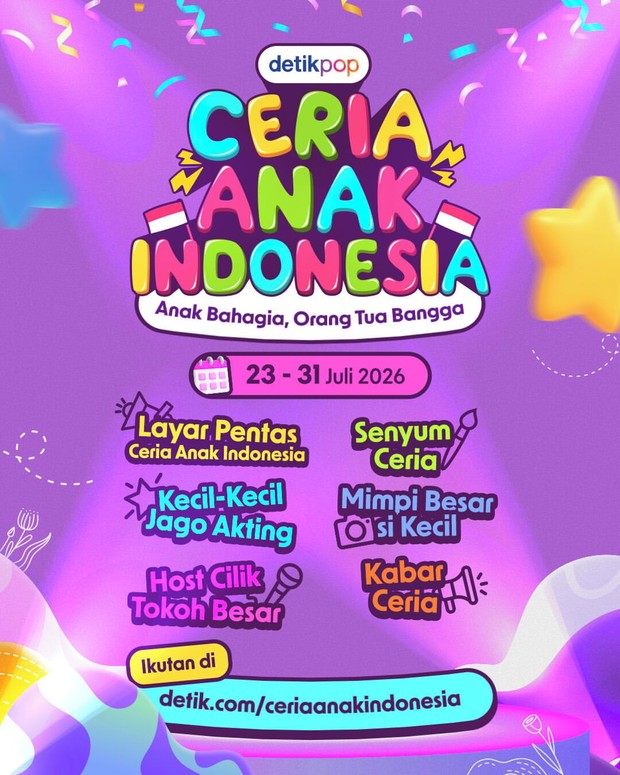 Event Hari Anak Nasional 2026/Foto: Instagram @detikcom Event Hari Anak Nasional 2026/Foto: Instagram @detikcom
