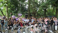 Bantu Sesama Mahasiswa, BEM Unri dan Alumni Salurkan Bantuan UMKM-Sepeda