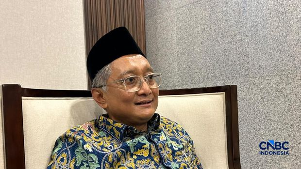 Menteri Pekerjaan Umum (PU), Dody Hanggodo saat ditemui di Kantor Kementerian Pekerjaan Umum, Jakarta, Rabu (22/7/2026).  (CNBC Indonesia/Elga Nurmutia)