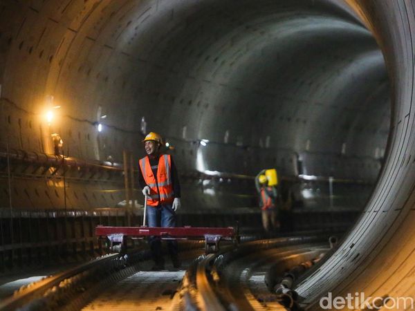 Pembangunan Stasiun MRT Monas Capai Tahap Akhir, Target Uji Coba Juni 2027