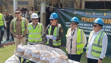 Barantin Bersama BPJPH Musnahkan 312 Ton Meat Bone Meal Mengandung Babi