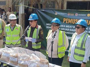 Barantin Bersama BPJPH Musnahkan 312 Ton Meat Bone Meal Mengandung Babi