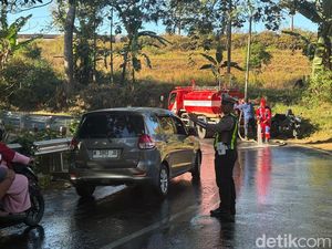 Dicari! Kendaraan Penyebab Tumpahan Oli Bikin Pemotor Jatuh di Kota Batu