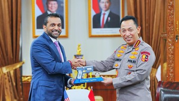 Kapolri Terima Audiensi Direktur FBI, Perkuat Kerja Sama Atasi Kejahatan Transnasional