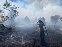 Perjuangan Lawan Karhutla Tumbang Nusa Tak Sekadar Padamkan Api dan Bara