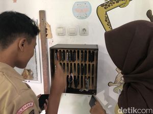 SMPN 1 Turi Sleman Bikin Loker Ponsel Unik untuk Siswa Tuai Pujian Netizen