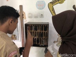 SMPN 1 Turi Sleman Bikin Loker Ponsel Unik untuk Siswa Tuai Pujian Netizen