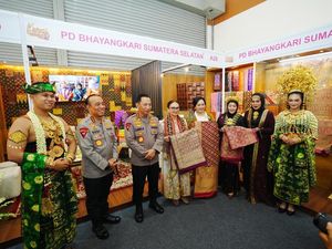 Polda Sumsel Sukseskan Bazar Kreasi Bhayangkari Nusantara