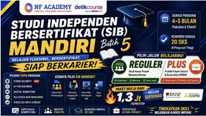 Studi Independen Bersertifikat Konversi 20 SKS, SIB Mandiri Batch 5 Dibuka
