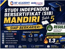 Studi Independen Bersertifikat Konversi 20 SKS, SIB Mandiri Batch 5 Dibuka