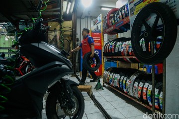 Harga Ban dan Oli Naik, Bengkel Sepi Pelanggan