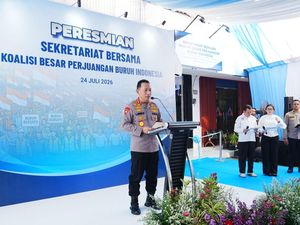 Resmikan Kantor Bersama KBPBI, Kapolri: Ini Sejarah Seluruh Buruh RI Bersatu