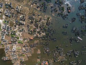 Kampung Tenggelam di Bendungan Karian Baru Pertama Kali Terlihat Sejak 2023