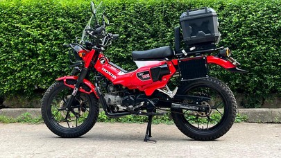 Tampil Klasik, Honda Blade Ini Disulap Jadi CT125