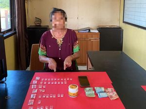 Nenek 70 Tahun Diduga Edarkan Sabu di Pedalaman Kotim, 34 Paket Disita