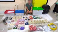 Polda Riau Bongkar Gudang Narkoba di Pekanbaru, 48 Ribu Ekstasi Disita