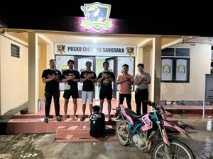 Curi Motor Teman Buat Nikah, Pria di Kutim Diciduk Saat Bersama Kekasih