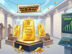 Harga Emas Antam Surabaya Hari Ini Naik Lagi, 1 Gram Rp 2.612.000