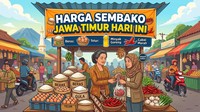 Harga Sembako Jatim Hari Ini: Minyak Goreng, Daging, Bawang Turun Semua