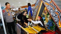Kapolri dan Ketum Bhayangkari Tinjau Bazar KBN 2026, Dukung Penuh UMKM