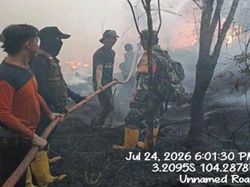 12 Titik Karhutla Ditemukan di Sumsel, 4 Helikopter Water Bombing Dikerahkan