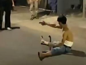 Heboh Pemuda di Trenggalek Ngamuk Sambil Bawa Sajam Berujung Diamankan