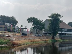 Potret Proyek Kolam Renang Shila at Sawangan yang Dihentikan gegara Disegel