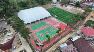 Gubernur Sulsel Resmikan Taman Andalan Torut, Ada Fasilitas Padel-Badminton