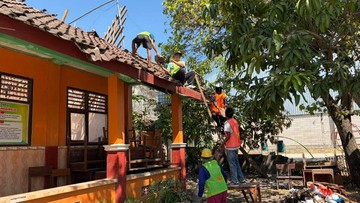 Atap Rusak, SDN Tanggirejo Grobogan Kini Mulai Direvitalisasi