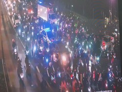 Geger Konvoi Motor Bikin Bunderan HI Macet, Polisi Bilang Begini