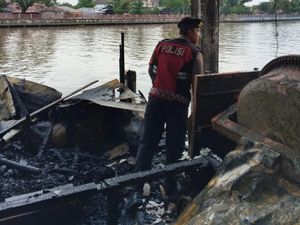 Api Lahap Tumpukan Kayu di Pasar Lima Banjarmasin, Tidak Ada Korban Jiwa