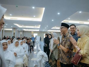 31 Pasangan Ikuti Nikah Massal, Gubernur Lampung Tekankan Nilai Agama