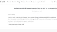 Huawei Cloud Tumbang Masif Global, Termasuk Indonesia Alami Gangguan