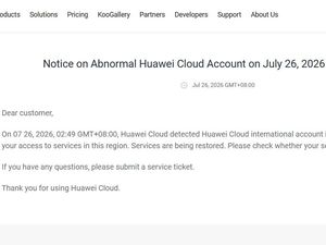 Huawei Cloud Tumbang Masif Global, Termasuk Indonesia Alami Gangguan