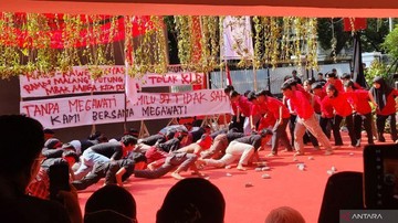 Peringatan 30 Tahun 'Kudatuli', PDIP Gelar Aksi Teatrikal