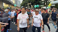 Jogging Bareng Menkes di CFD, Pram Sebut Animo Warga DKI Hidup Sehat Tinggi
